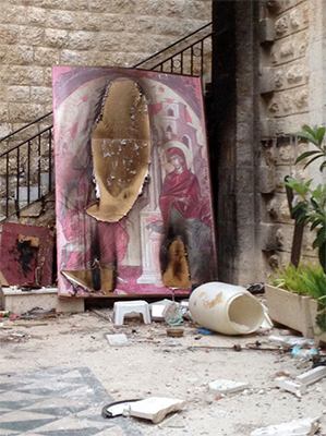 Las huellas de los takfiríes en Maalula